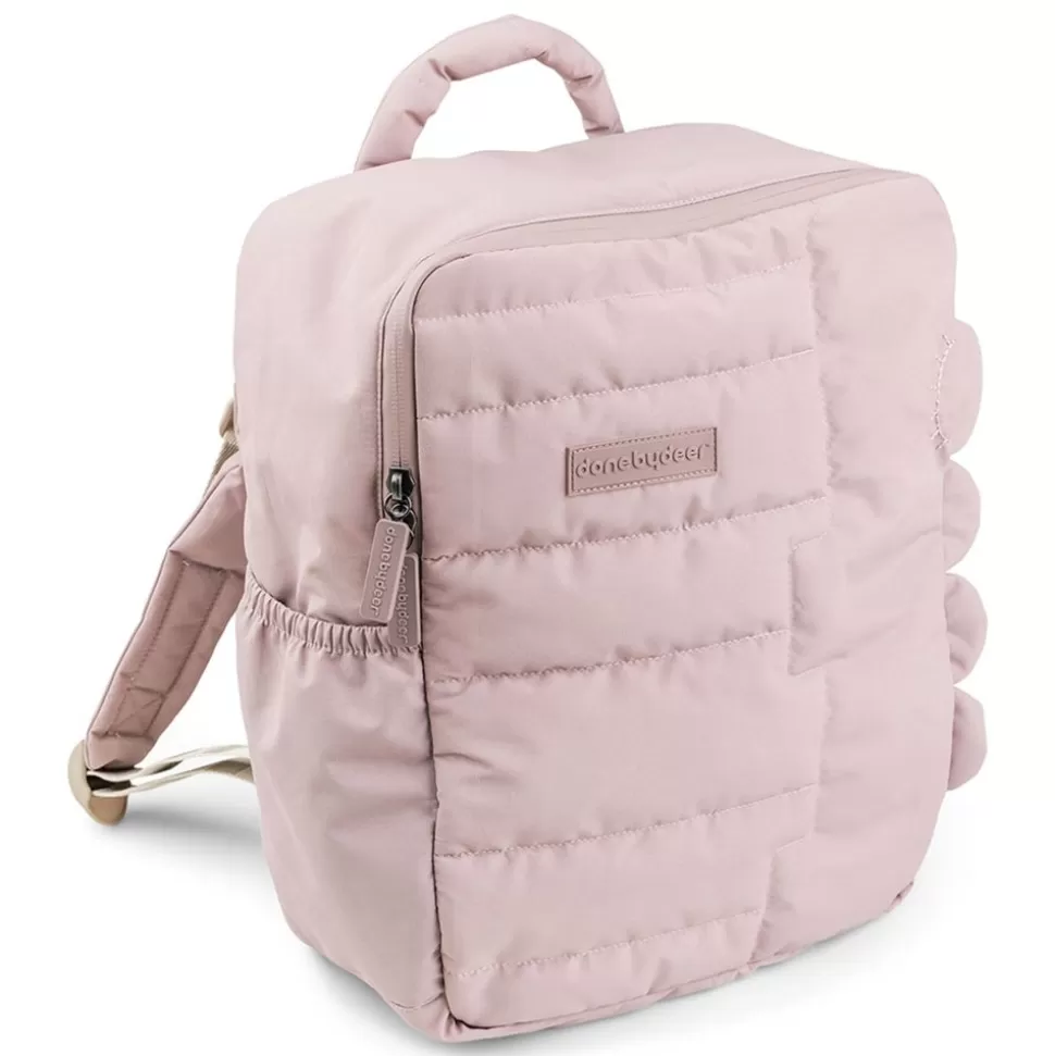 Sac A Dos Enfant Matelasse - Croco Rose | Done by Deer Online