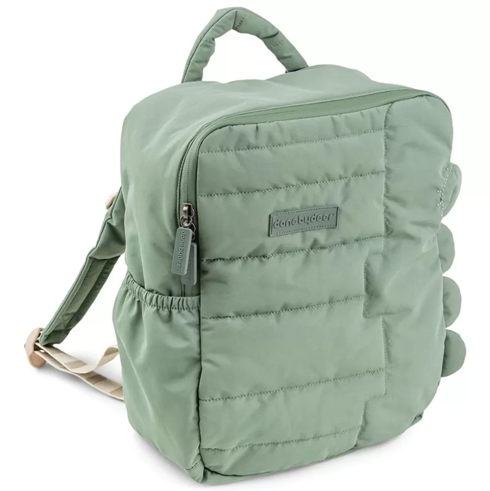 Sac A Dos Enfant Matelasse - Croco Vert | Done by Deer Outlet