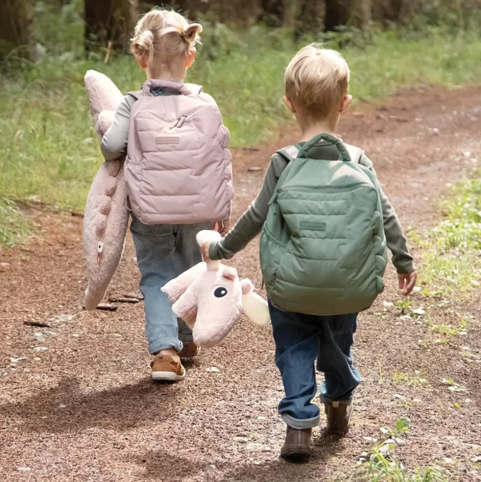 Sac A Dos Enfant Matelasse - Croco Vert | Done by Deer Outlet