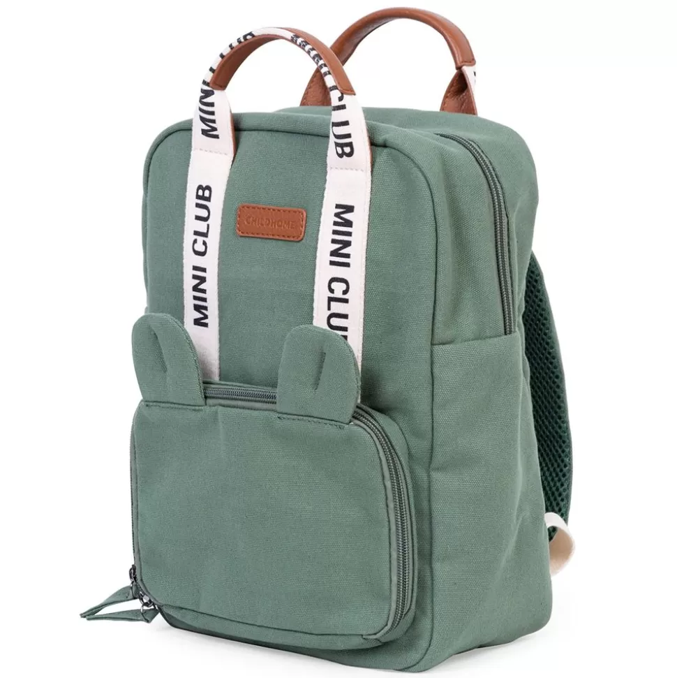 Sac A Dos Mini Club Signature Canvas - Vert | Childhome Cheap