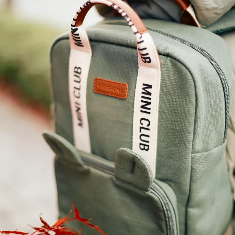 Sac A Dos Mini Club Signature Canvas - Vert | Childhome Cheap