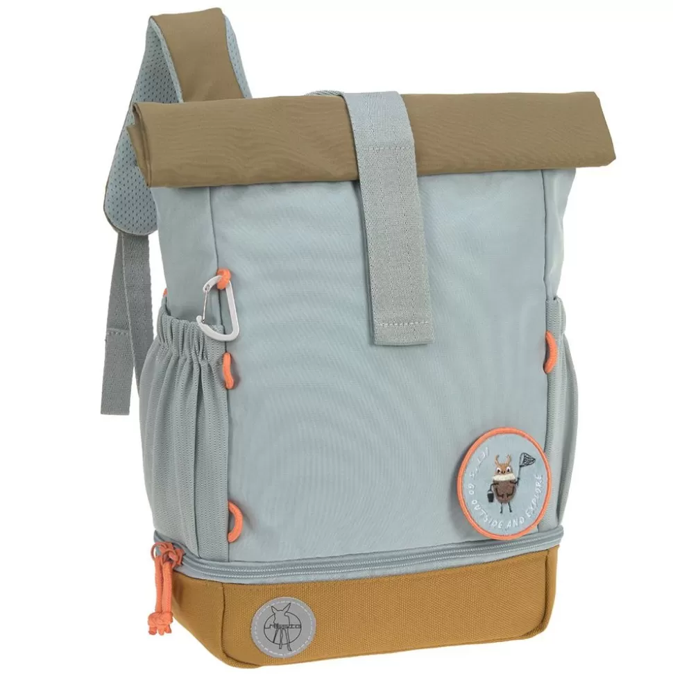 Sac A Dos Mini Rolltop - Bleu Clair | LÄSSIG Online