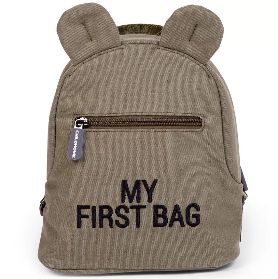 Sac A Dos My First Bag Canvas - Kaki | Childhome Online