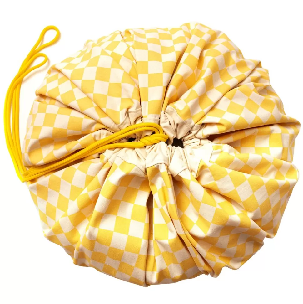 Sac A Jouets - Vichy Yellow | Play&Go New