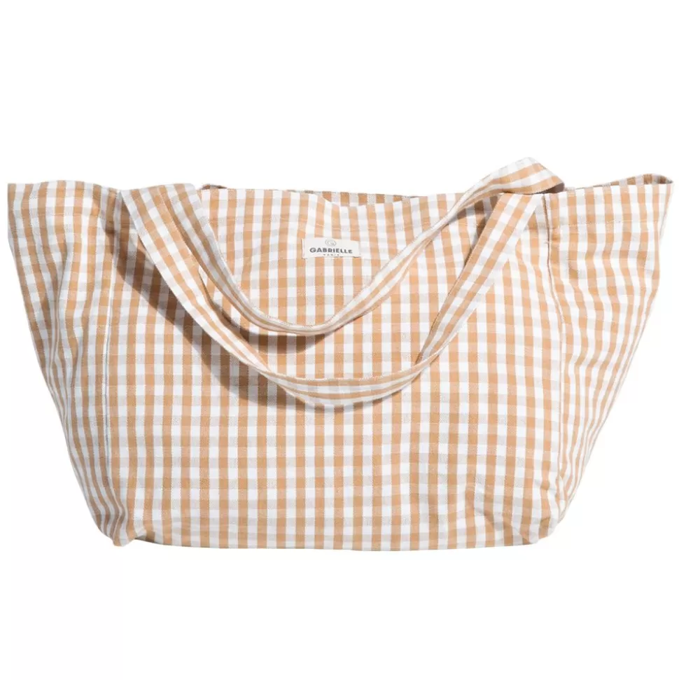 Sac A Main - Vichy Camel | Gabrielle Paris Discount