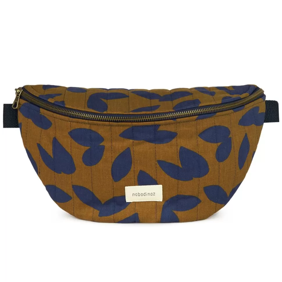 Sac Banane Paris-Tokyo - Blue Leaves | Nobodinoz Best