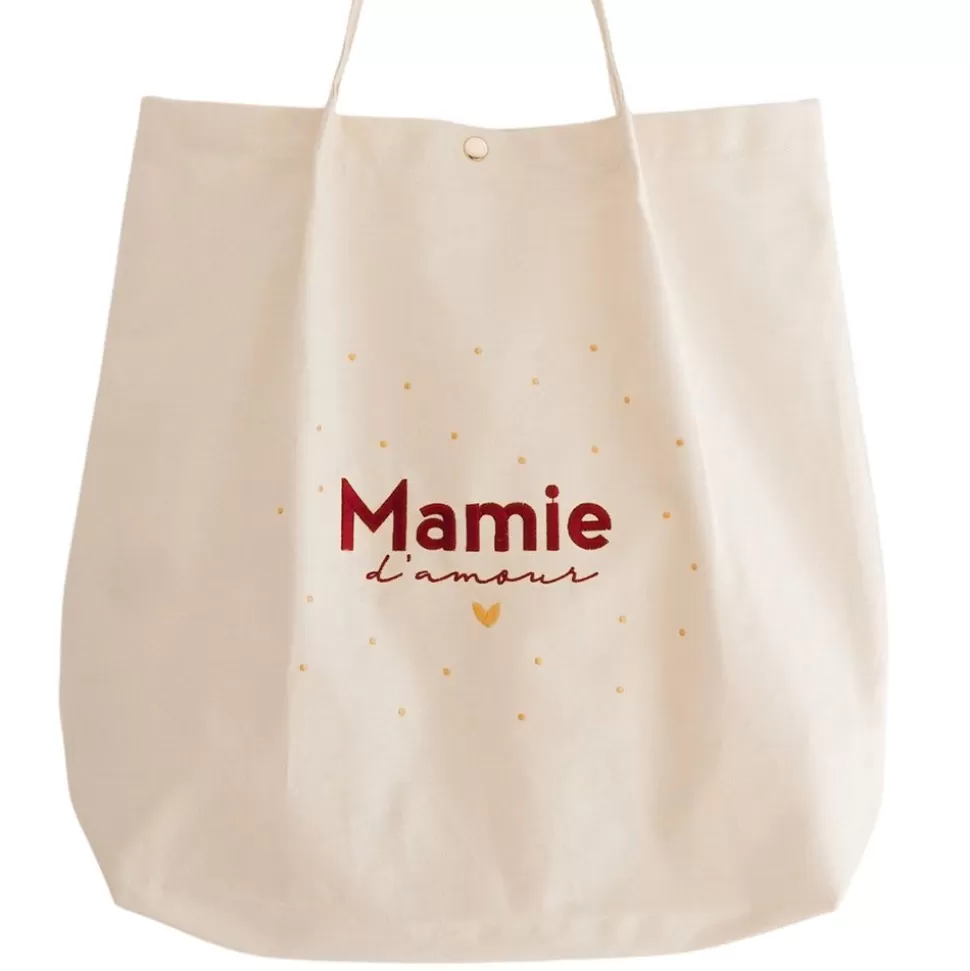 Sac En Toile - Mamie D'Amour | Manahia Fashion