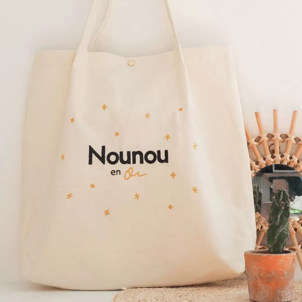 Sac En Toile - Nounou En Or | Manahia Discount