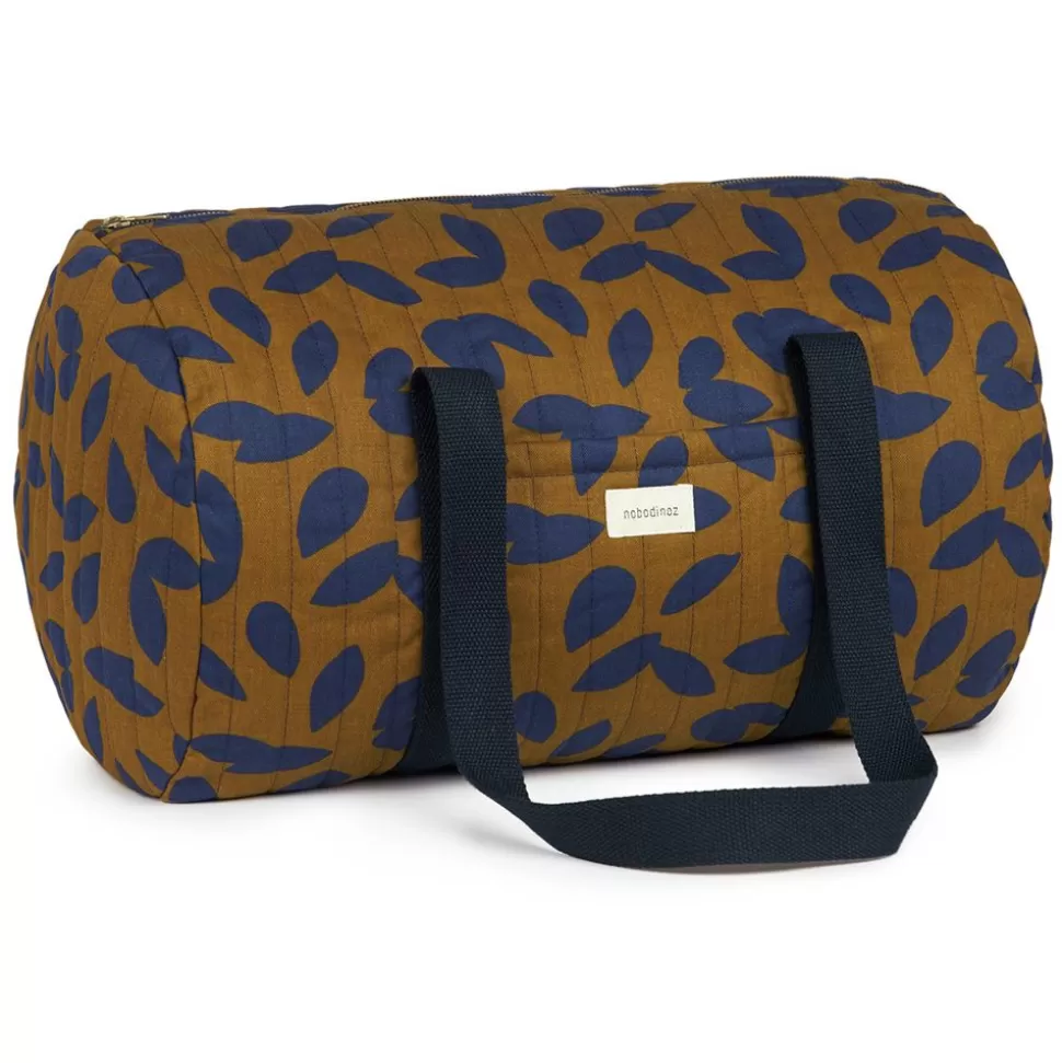 Sac Weekend Paris-Tokyo - Blue Leaves | Nobodinoz Discount