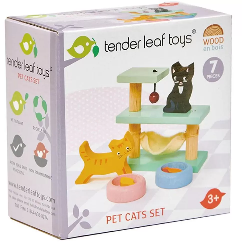 Set Animaux Domestiques Chats | Tender Leaf Toys Discount