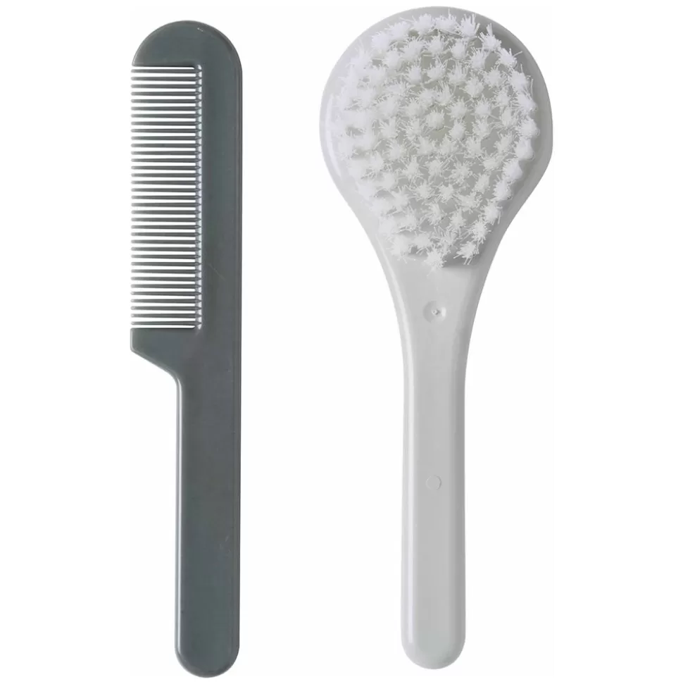 Set Coiffure Brosse Et Peigne - Sage Green | Luma Hot