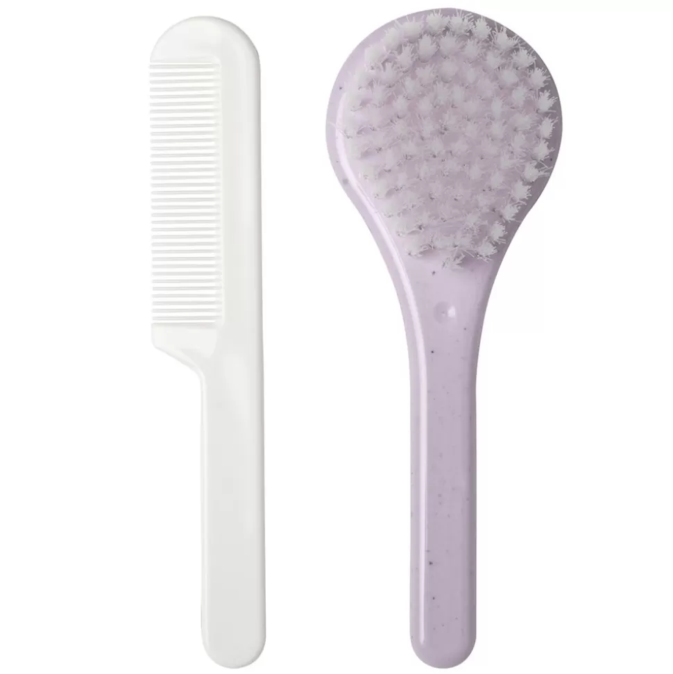 Set Coiffure Brosse Et Peigne - Speckles Lila | Luma Fashion