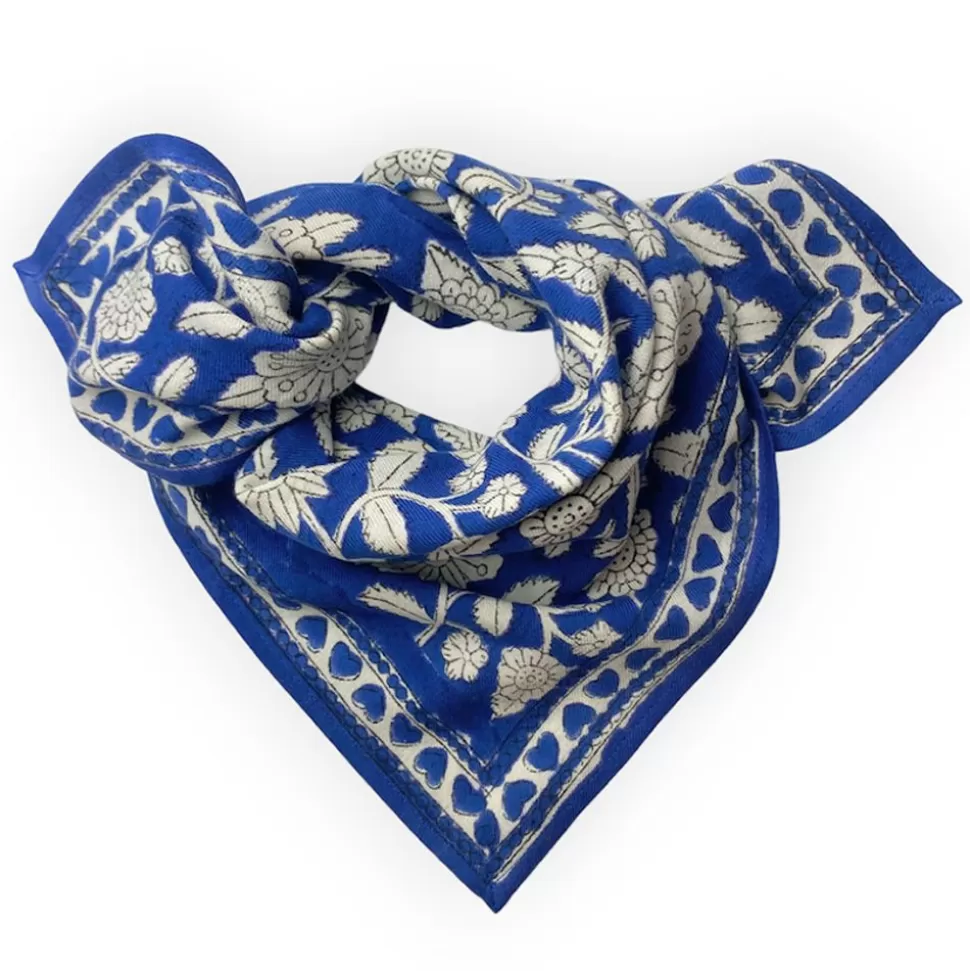 Small Foulard Manika Coeur - Majorelle | Apaches Cheap