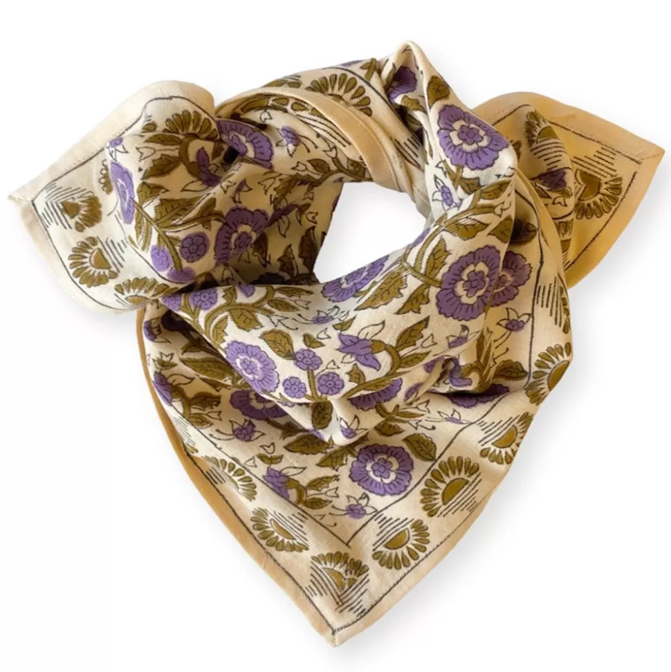 Small Foulard Manika Soleil - Amande | Apaches Outlet