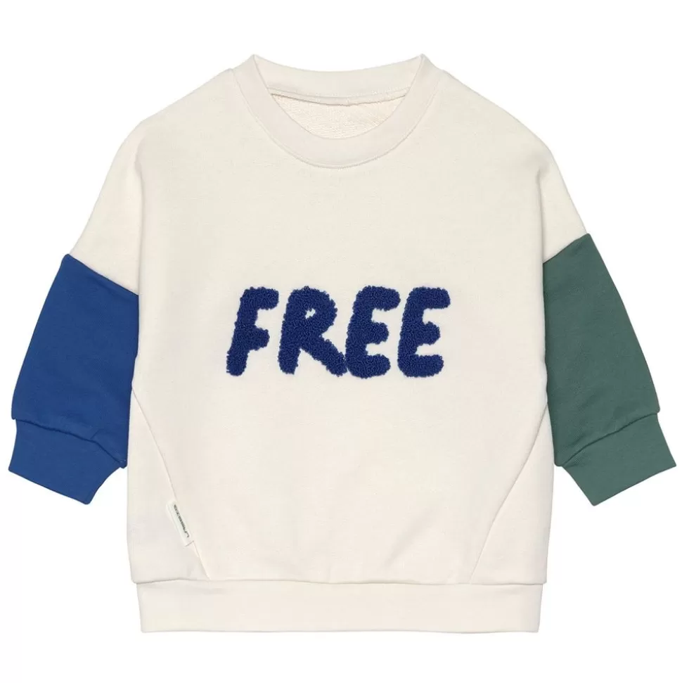 Sweat Little Gang Free Blanc Casse - 2/4 Ans | LÄSSIG Outlet