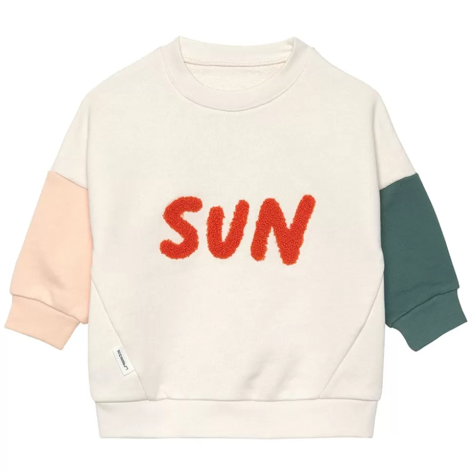 Sweat Little Gang Sun Blanc Casse - 2/4 Ans | LÄSSIG Fashion