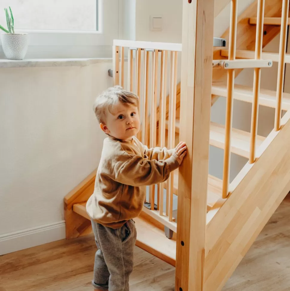 Systeme De Blocage Supplementaire Pour Barrière D'Escalier - Naturel | Geuther Sale