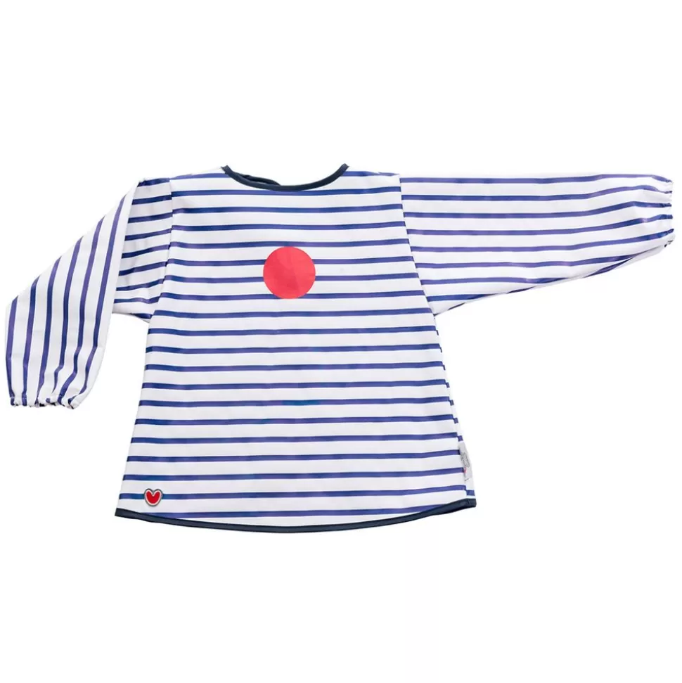 Tablier Bavoir - Blue Stripes | BabyToLove Fashion