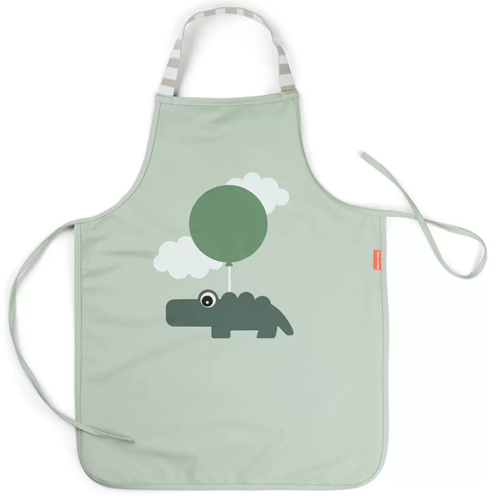 Tablier Impermeable - Happy Clouds Vert | Done by Deer Discount