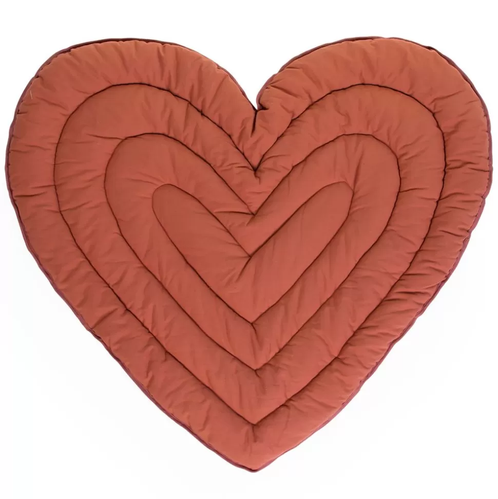 Tapis De Jeux Coeur - Terracotta | Childhome Sale