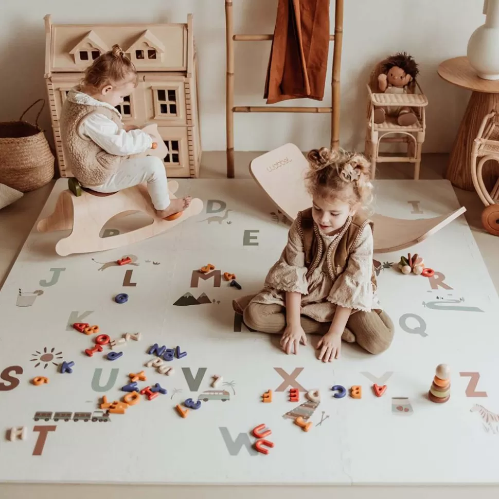 Tapis De Jeux Reversible - Alphabet & Terrazzo | Play&Go Discount