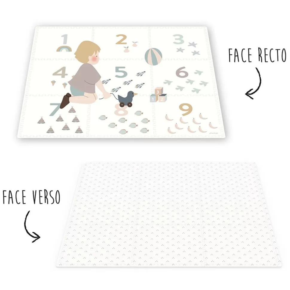 Tapis De Jeux Reversible - Numbers & Dots | Play&Go Discount