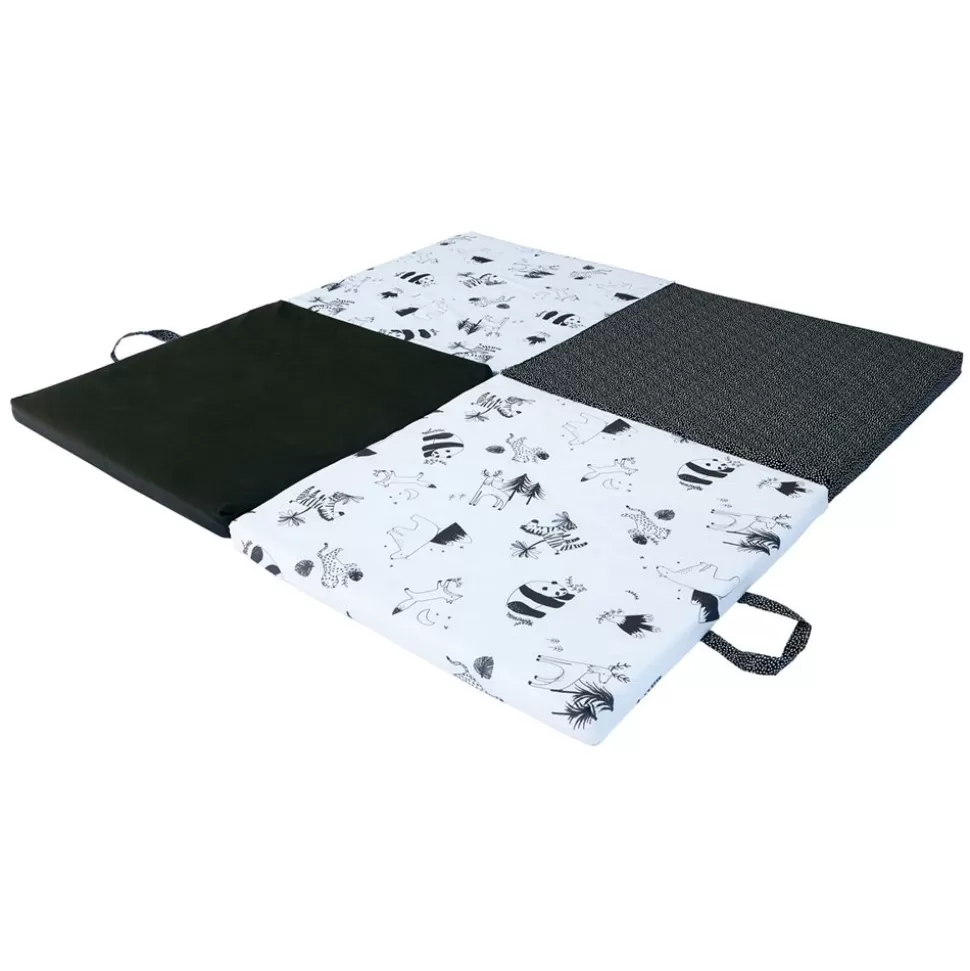 Tapis De Motricite - Noir Et Blanc | Candide Best