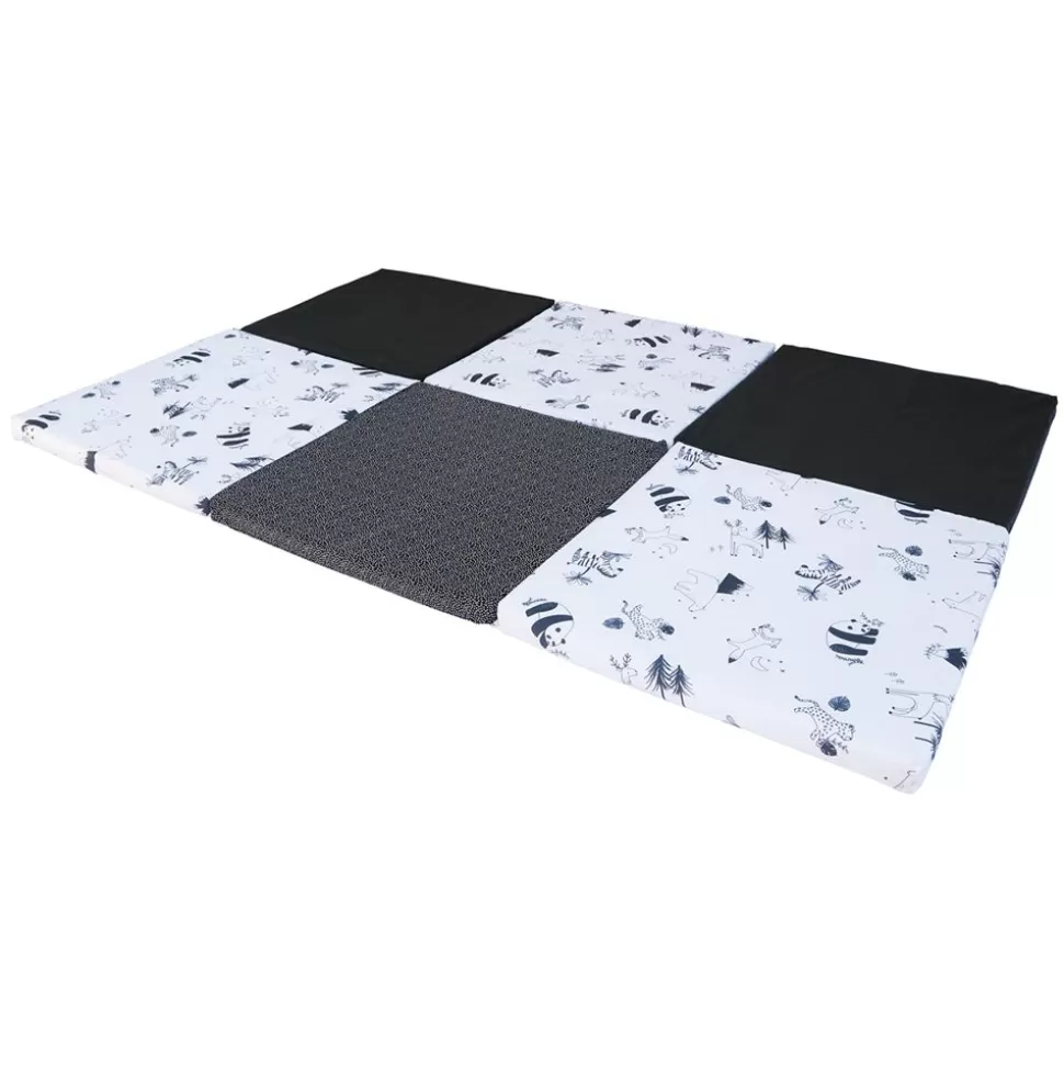 Tapis De Motricite Xl - Noir Et Blanc | Candide Clearance