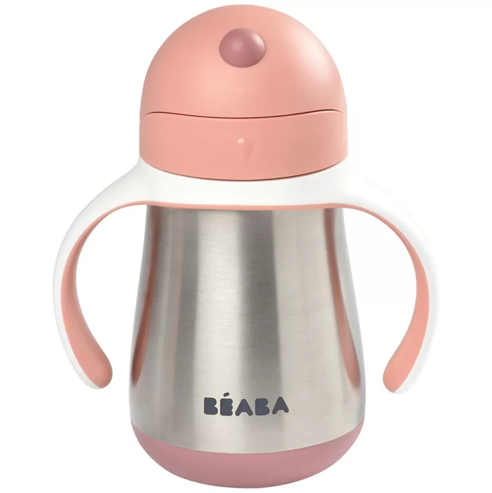 Tasse Paille Inox Old Pink - 250 Ml | BÉABA New