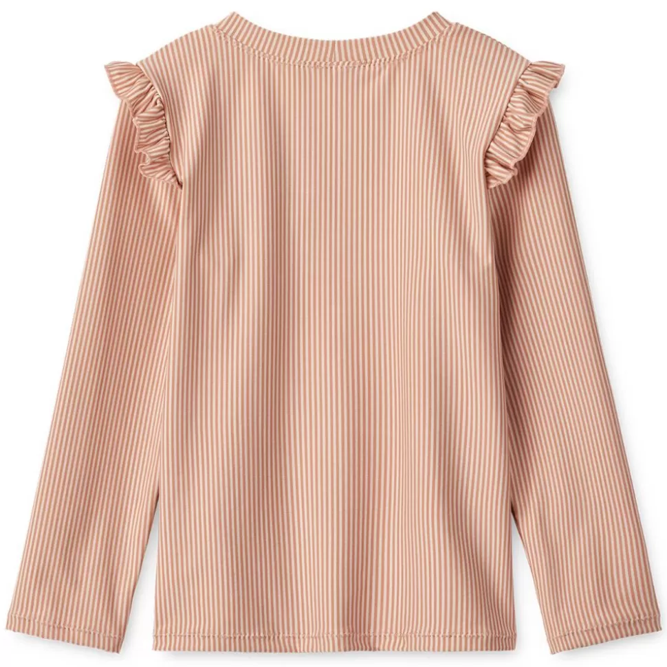 Tee-Shirt De Bain Tenley Stripes Tuscany Rose Sandy - 24 Mois | Liewood Flash Sale