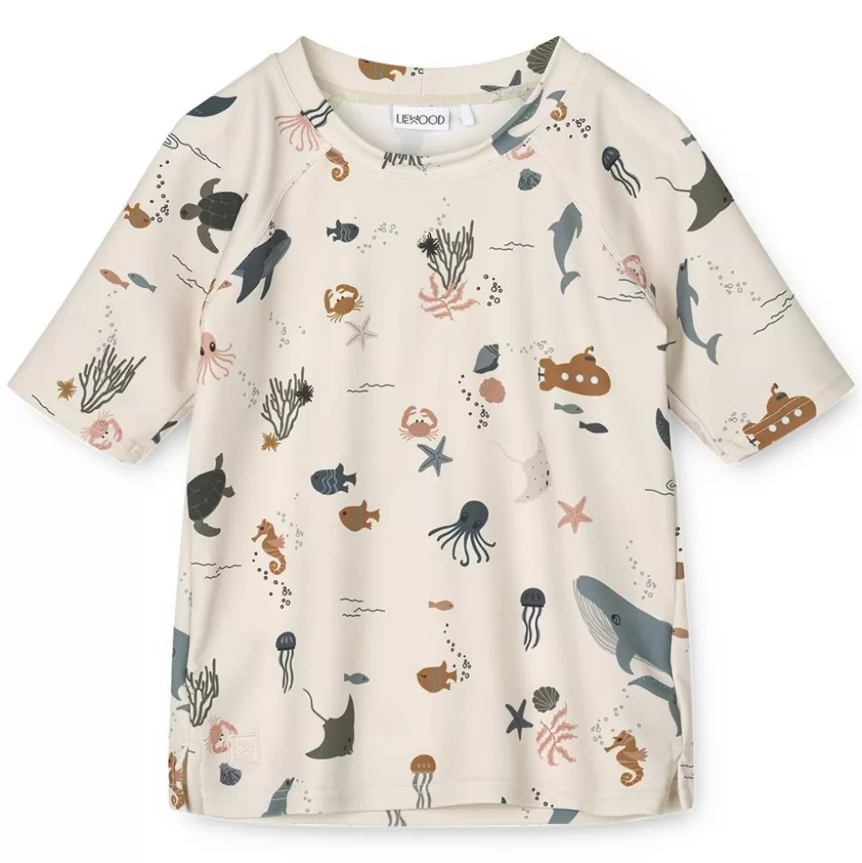 Tee-Shirt Noah Sea Creature Sandy - 6/9 Mois | Liewood Best Sale