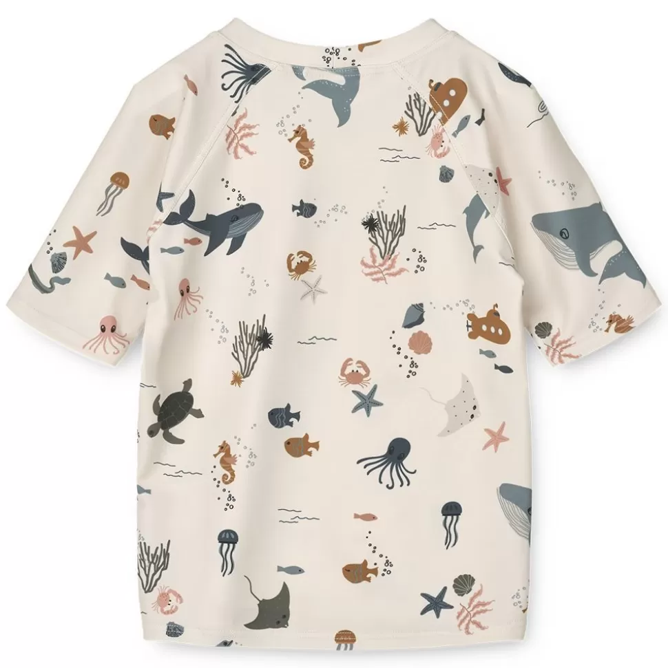 Tee-Shirt Noah Sea Creature Sandy - 6/9 Mois | Liewood Best Sale