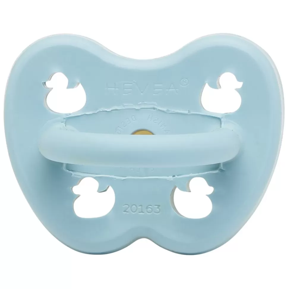 Tetine Physiologique Canards Baby Blue - 0/3 Mois | HEVEA Clearance