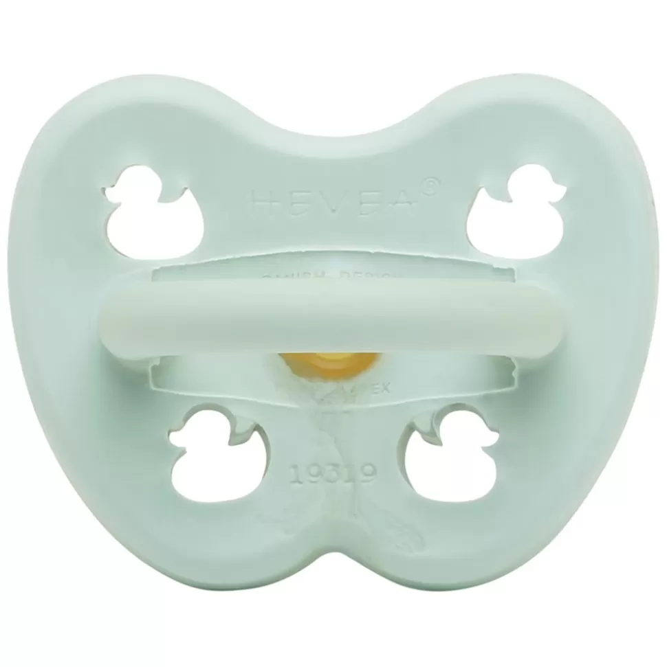 Tetine Physiologique Canards Mellow Mint - 0/3 Mois | HEVEA Fashion