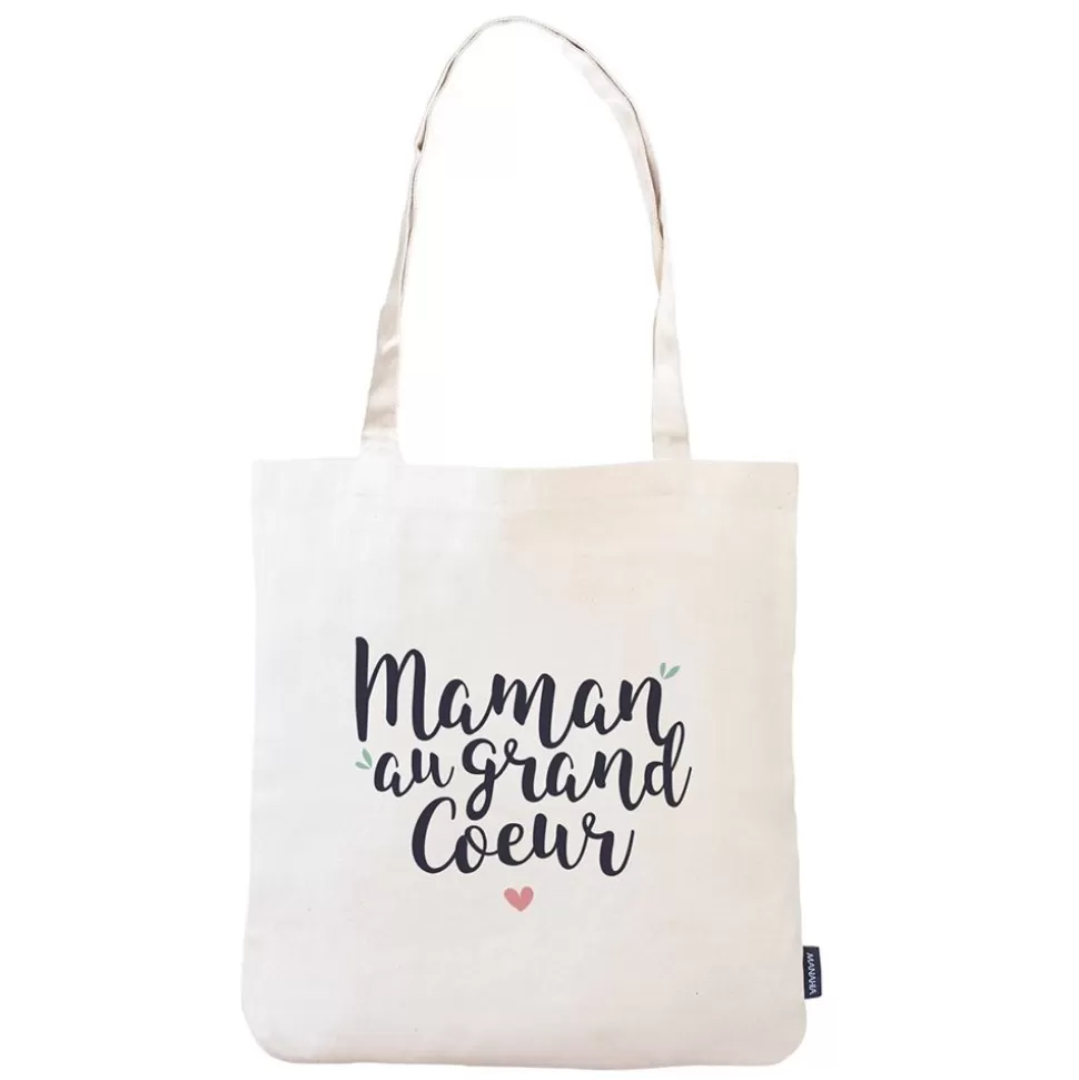 Tote Bag - Maman Au Grand Coeur | Manahia Clearance