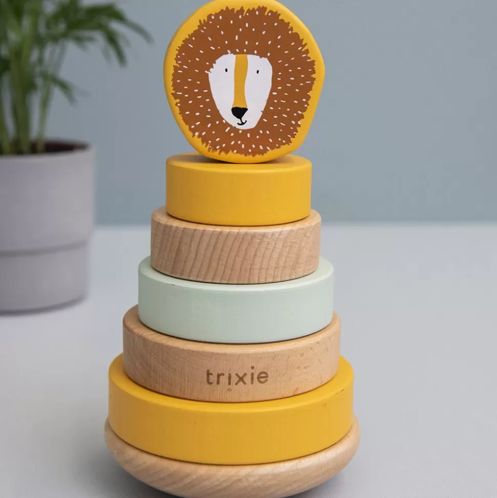 Tour A Empiler En Bois - Mr. Lion | Trixie Baby Outlet