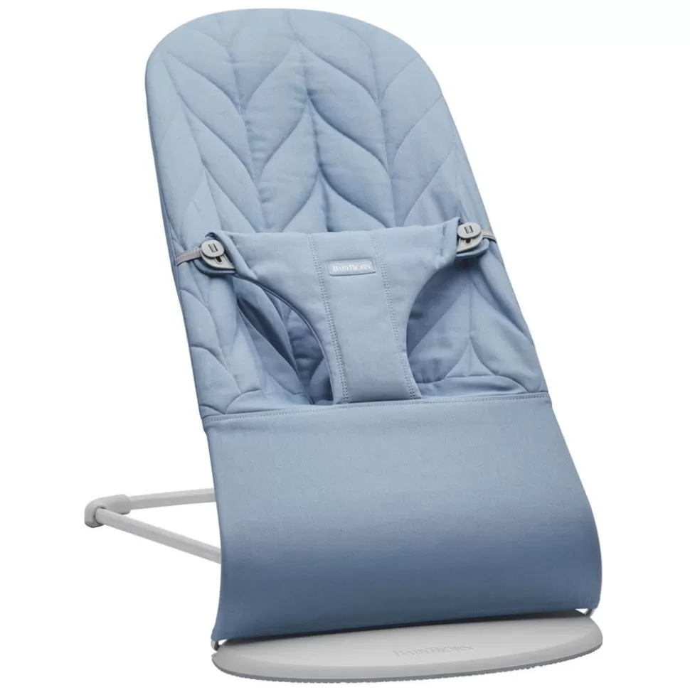 Transat Bliss Coton Matelassage Petale - Bleu | BabyBjörn Best Sale