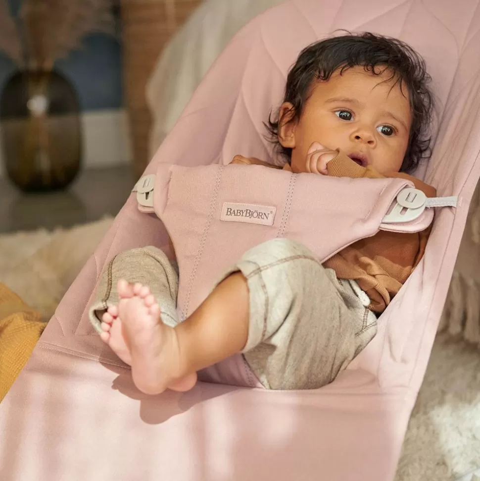 Transat Bliss Coton Matelassage Petale - Vieux Rose | BabyBjörn Sale