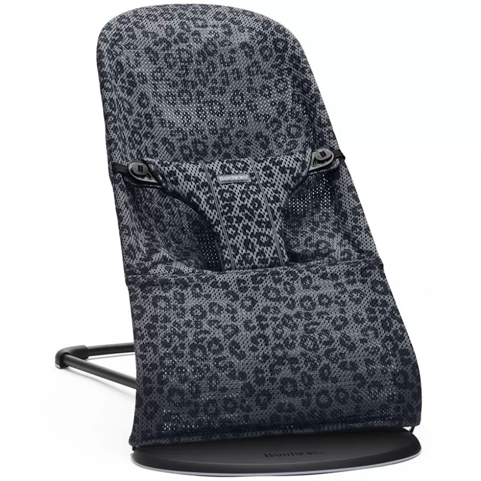 Transat Bliss Mesh - Anthracite Leopard | BabyBjörn Hot