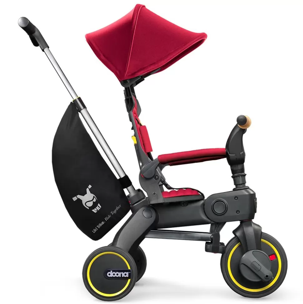 Tricycle Evolutif Compact Liki Trike S5 - Flame Red | Doona Discount