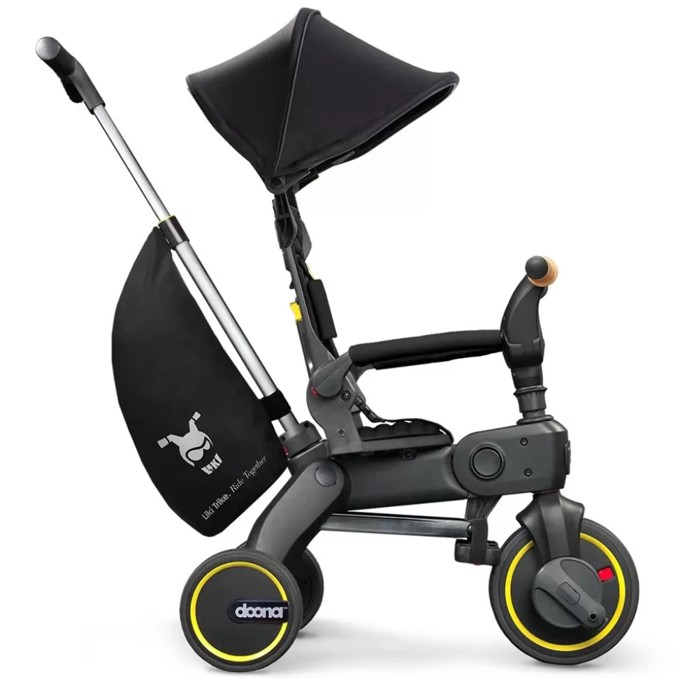 Tricycle Evolutif Compact Liki Trike S5 - Nitro Black | Doona Discount