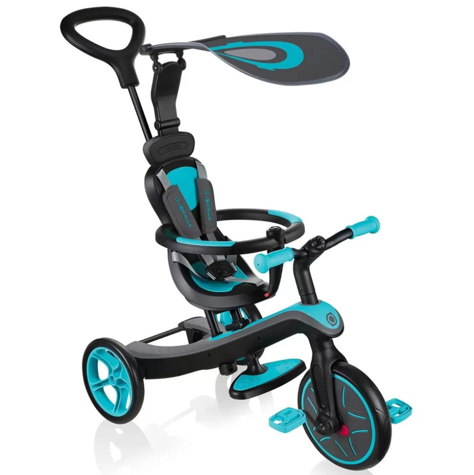 Tricycle Evolutif Trike Explorer 4-En-1 - Turquoise | Globber Clearance