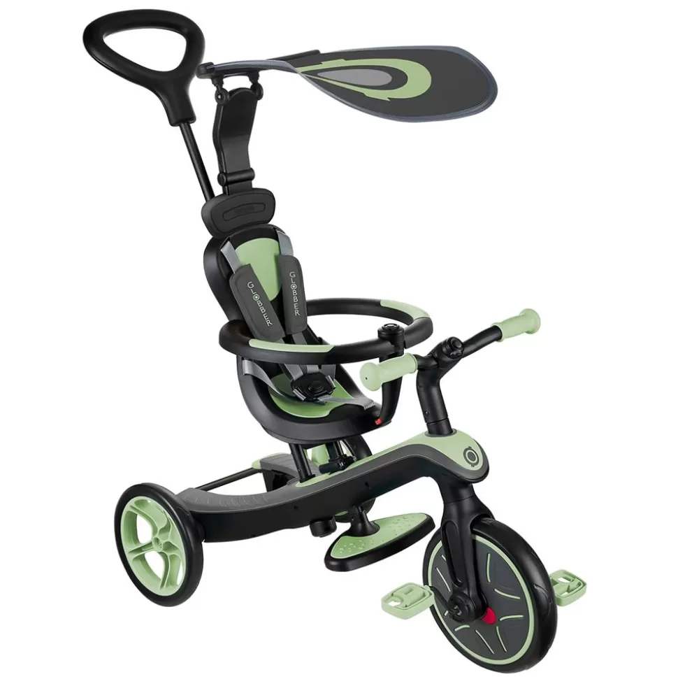 Tricycle Evolutif Trike Explorer 4-En-1 - Vert Sauge | Globber Store