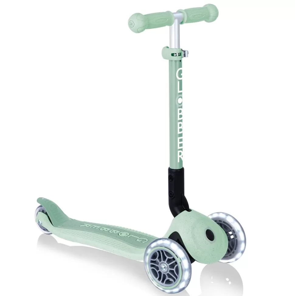 Trottinette Junior Foldable Light Eco - Pistache | Globber New