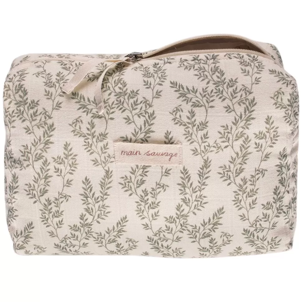 Trousse De Toilette - Bay Leaves | Main Sauvage Outlet