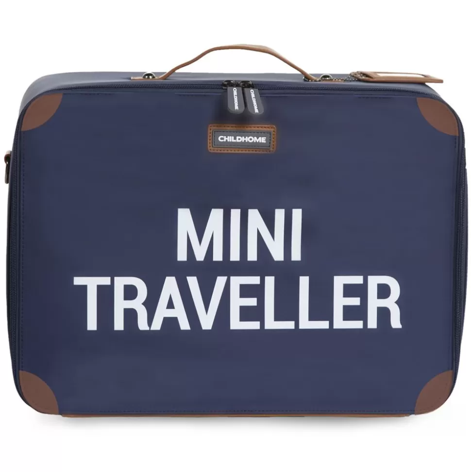 Valise Mini Traveller - Marine Et Blanc | Childhome Hot