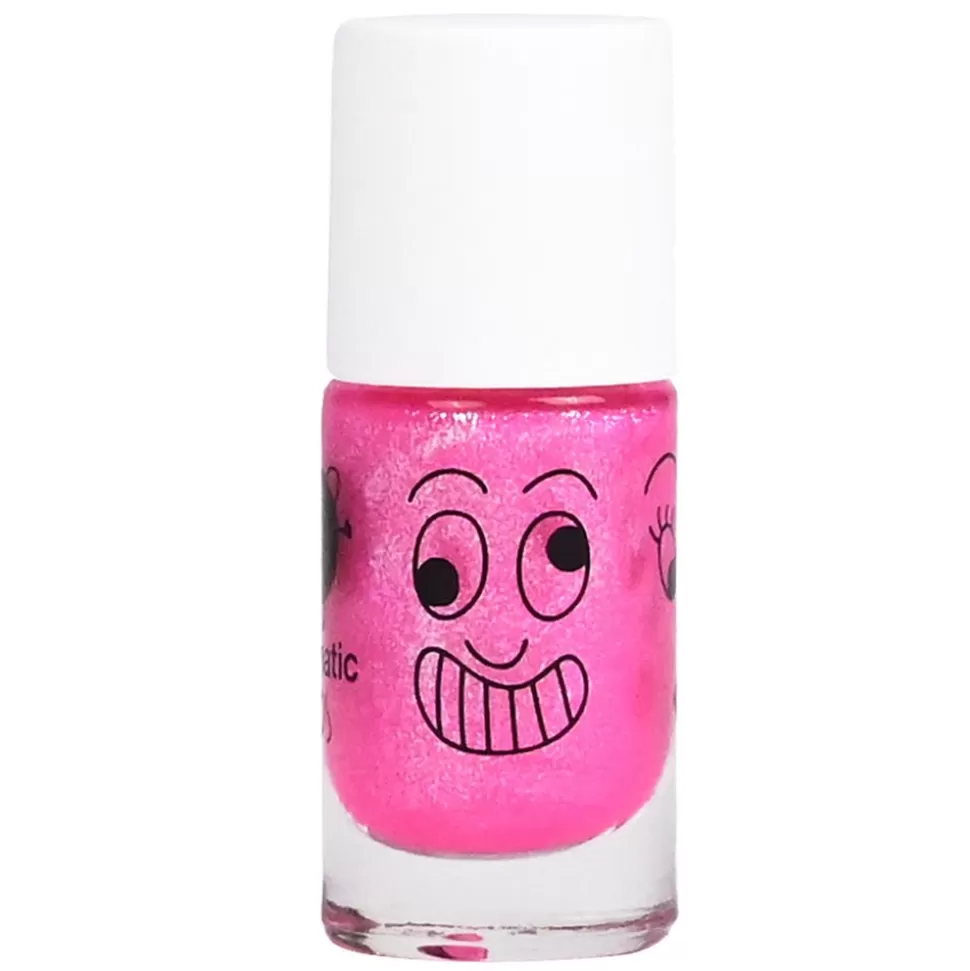 Vernis A Ongles Biosource - Rose Fluo Paillete | Nailmatic Best