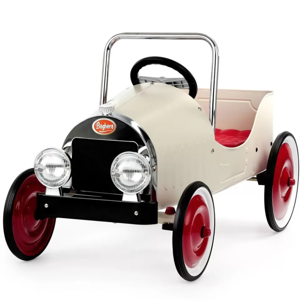 Voiture A Pedales Classic - Blanc | Baghera Store