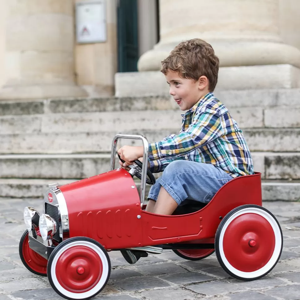 Voiture A Pedales Classic - Rouge | Baghera Store